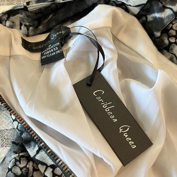 New Caribbean Queen Sexy Backless Dress Medium - Picture 9 of 13